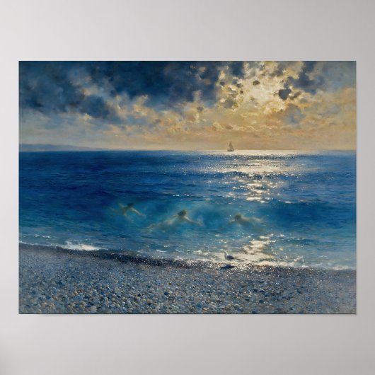Poster L'Océan Garde des Secrets – Un Paysage Marin Capti (Devant)