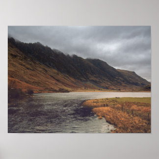 Poster Loch Achtriochtan de Glencoe
