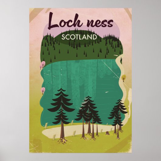 Poster Loch Ness Écosse (Devant)