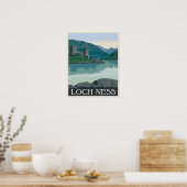 Poster Loch Ness, Écosse (Cuisine)