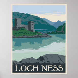 Poster Loch Ness, Ecosse