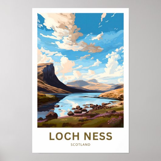 Poster Loch Ness Scotland (Devant)