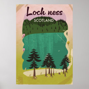 Poster Loch Ness Scotland