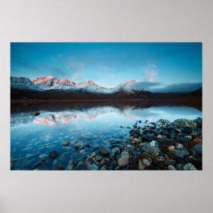 Poster Loch Slapin, île de Skye, Écosse