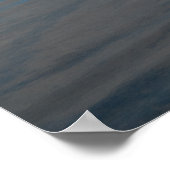 Poster Loch Tulla gelé en Écosse. (Coin)