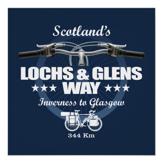 Poster Lochs & Glens Way (H2) (Devant)