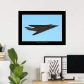 Poster Lockheed F-117 Nighthawk (Bureau à domicile)