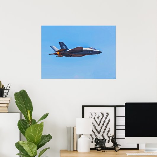 Poster Lockheed Martin F-35A Lightning II (Bureau à domicile)