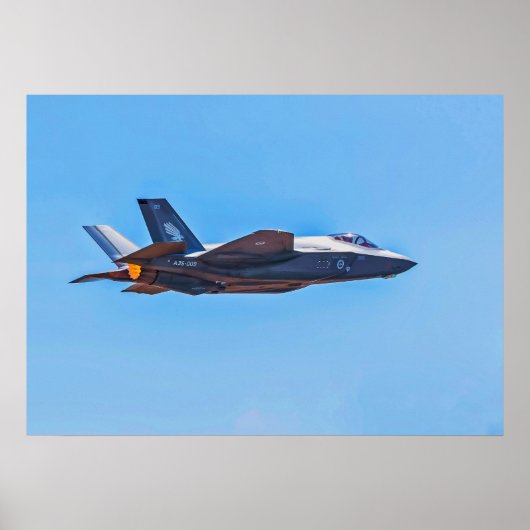 Poster Lockheed Martin F-35A Lightning II (Devant)