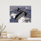 Poster Lockheed Sr-71 Blackbird (Cuisine)