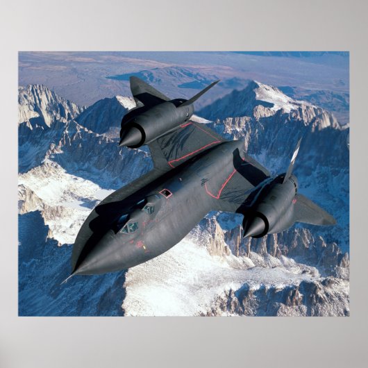 Poster Lockheed SR-71 Blackbird (Devant)