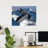Poster Lockheed SR-71 Blackbird (Bureau à domicile)