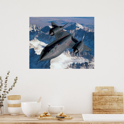 Poster Lockheed SR-71 Blackbird (Cuisine)