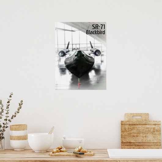 Poster Lockheed SR-71 Blackbird (Cuisine)