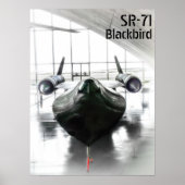 Poster Lockheed SR-71 Blackbird (Devant)