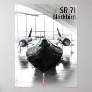 Poster Lockheed SR-71 Blackbird