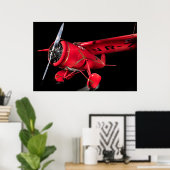 Poster Lockheed Vega 5B, Amelia Earhart (Bureau à domicile)