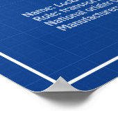 Poster Lockheed Vega 5B - Plans d'avion AD (Coin)