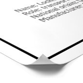 Poster Lockheed Vega 5B - Plans d'avion BD (Coin)