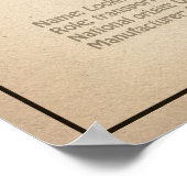 Poster Lockheed Vega 5B - Plans d'avion SD (Coin)