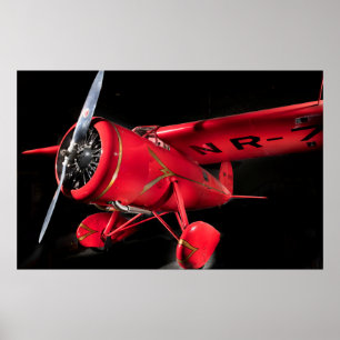 Poster Lockheed Vega 5B, toile Amelia Earhart Imprimer