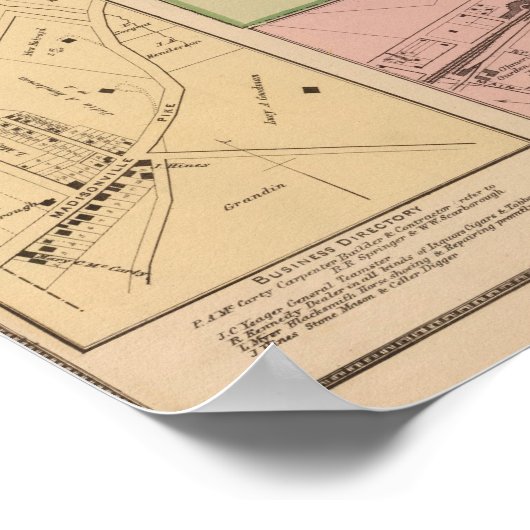 Poster Lockland, Lecture, Ohio (Coin)