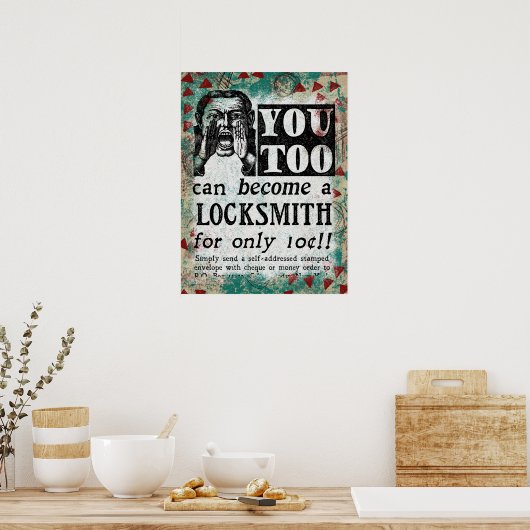 Poster Locksmith (Cuisine)