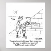 Poster Locksmith aux pharaons (Devant)