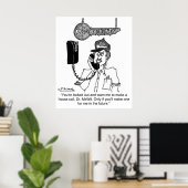 Poster Locksmith ne fera pas appel à la maison (Bureau à domicile)