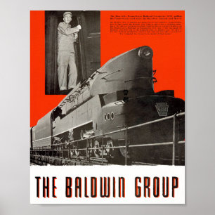 Poster Locomotive 6111    