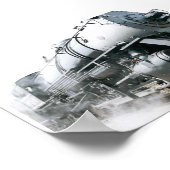 Poster Locomotive à vapeur (Coin)