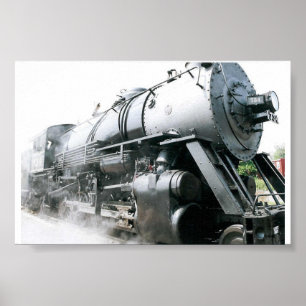 Poster Locomotive à vapeur