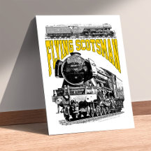 Locomotive à vapeur Flying Scotsman. Train LNER 19