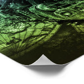 Poster Locomotive à vapeur vintage (Coin)