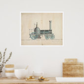 Poster Locomotive Design (1344) (Cuisine)