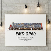 Locomotive diesel EMD GP60 de Southern Pacific