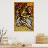 Poster L'odeur de Miraj Muhammad par le sultan Muhammad (Cuisine)