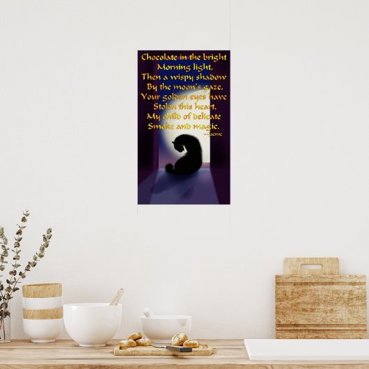 Poster L'odeur d'un chat noir (Cuisine)