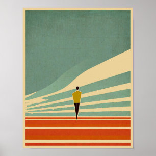 Poster "L'Odyssée" Art inspirant minimaliste