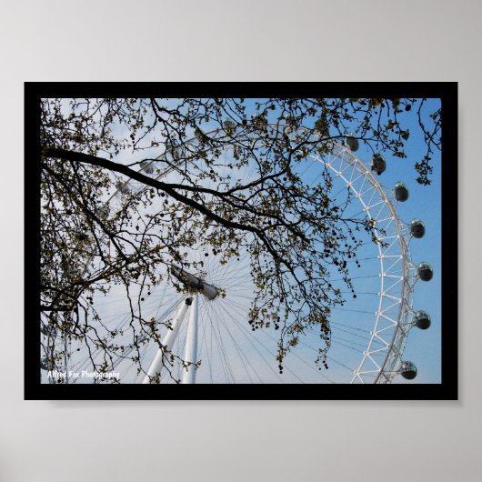 Poster L'Œil à travers les feuilles d'automne (Devant)