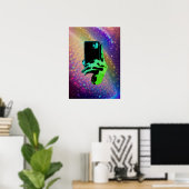 Poster L'oeil attentif (Bureau à domicile)