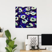 Poster L'Oeil Boncuk Turc Formé Amulet Bizarre Art (Bureau à domicile)