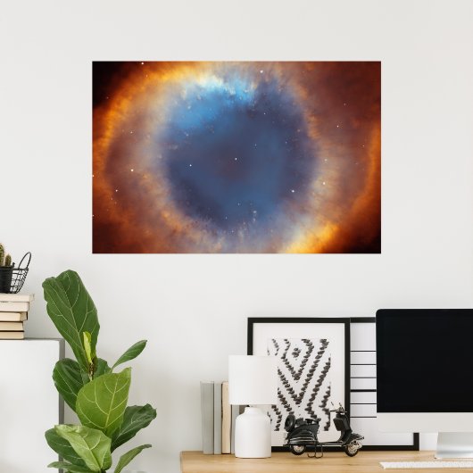 Poster L'oeil de Dieu - Gros plan (Bureau à domicile)