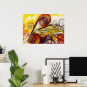 Poster L'oeil de Dieu par Georgiana Houghton (Bureau à domicile)