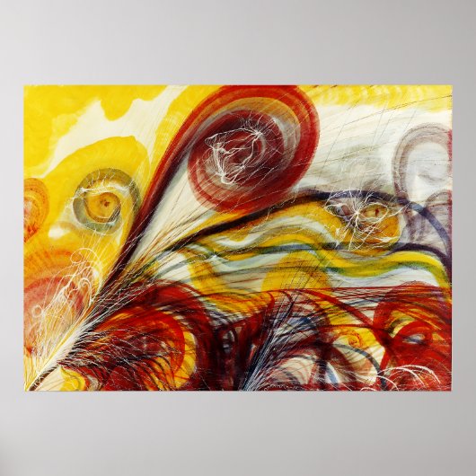 Poster L'oeil de Dieu par Georgiana Houghton (Devant)