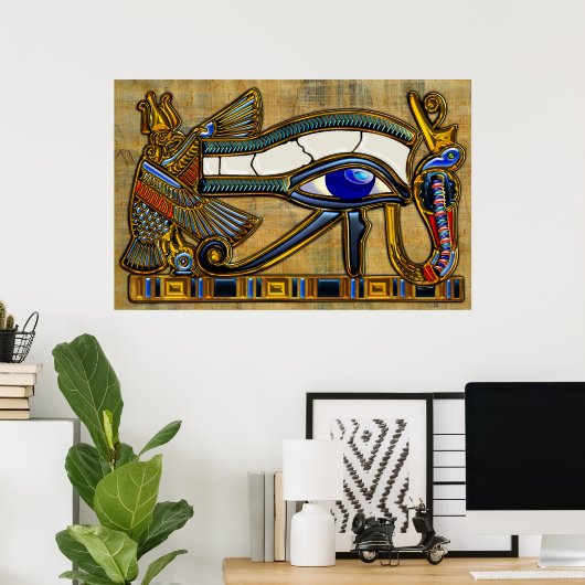 Poster L'oeil de Horus (Bureau à domicile)