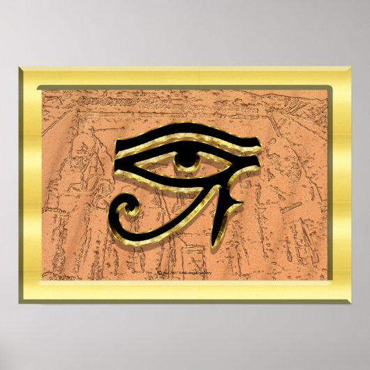 Poster L'oeil de Horus Imprimer (Devant)