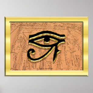 Poster L'oeil de la copie de Horus