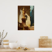 Poster L'oeil de la loi, Justice par Carl Spitzweg (Cuisine)