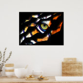 Poster L'Oeil De La Tigre À Travers (Cuisine)